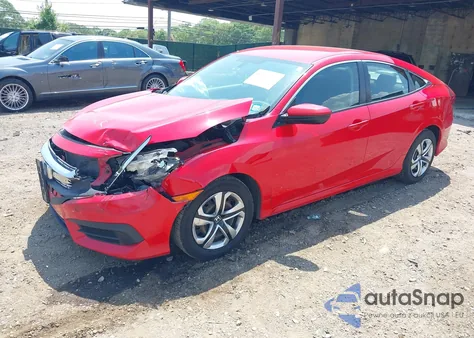 2017 Honda Civic Lx from USA, damaged, VIN 2HGFC2F5XHH572671